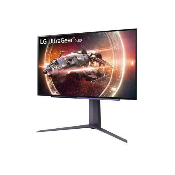 LG Gaming 240Hz OLED monitor 26.5" 27GS95QE, 2560x1440, 16:9, 275cd/m2,
0.03ms, 2xHDMI/DisplayPort/3xUSB, áll. mag,Pivot