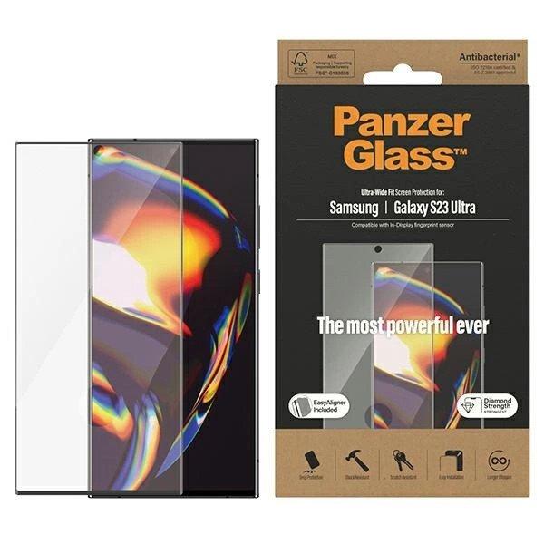 PanzerGlass Ultra-Wide Fit edzett üveg felhelyezést segítő kerettel Samsung
Galaxy S23 Ultra