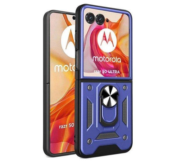 Defender szilikon telefonvédő (ütésállóság, tartógyűrű, kameravédő)
SÖTÉTKÉK Motorola Razr 50 Ultra