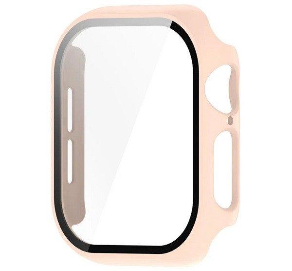 Műanyag keret (BUMPER, ütésállóság + kijelzővédő üveg) RÓZSASZÍN
Apple Watch Series 10 42mm