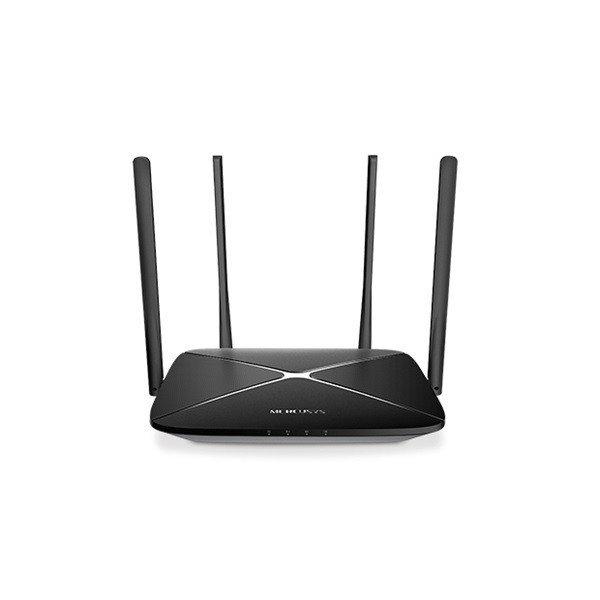 MERCUSYS Wireless Router Dual Band AC1200 1xWAN(1000Mbps) + 3xLAN(1000Mbps),
AC12G