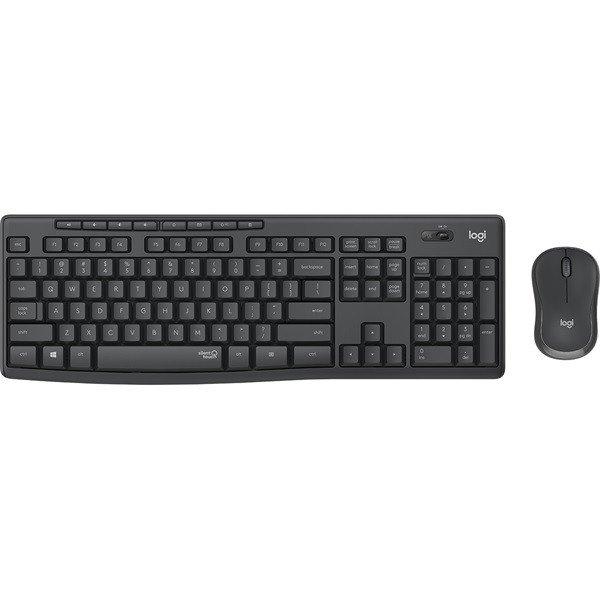 LOGITECH Billentyűzet + egér - MK295 Silent Vezeték Nélküli Combo
Grafitszürke, HUN