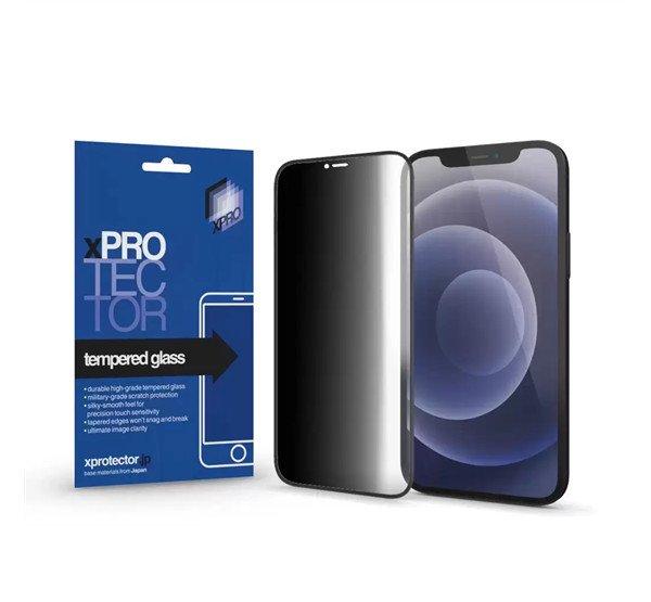 Xprotector Privacy Tempered Glass Full 3D kijelzővédő üvegfólia, Apple
iPhone 13 Pro Max/14 Plus, fekete