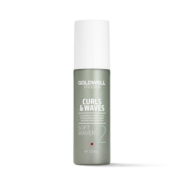 Goldwell Öblítést nem igénylő krém
göndör hajra Curls & Waves Soft Waver 2 (Lightweight Wave Fluid) 125
ml