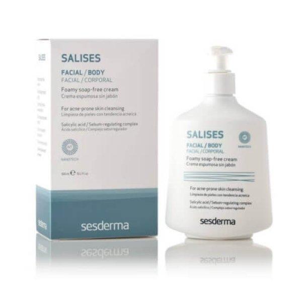 Sesderma Salicy (Foamy Soap-Free Cream) szappanmentes (Foamy Soap-Free Cream)
Antibacterial arc- és testápoló 300 ml