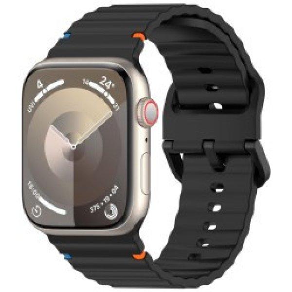 4wrist Szilikon szíj Apple Watch 38/40/41 mm - Black