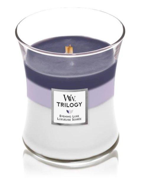 WoodWick Illatgyertya Trilogy Evening Luxe 275 g