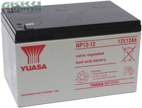 YUASA 12V 12Ah akkumulátor NP12-12