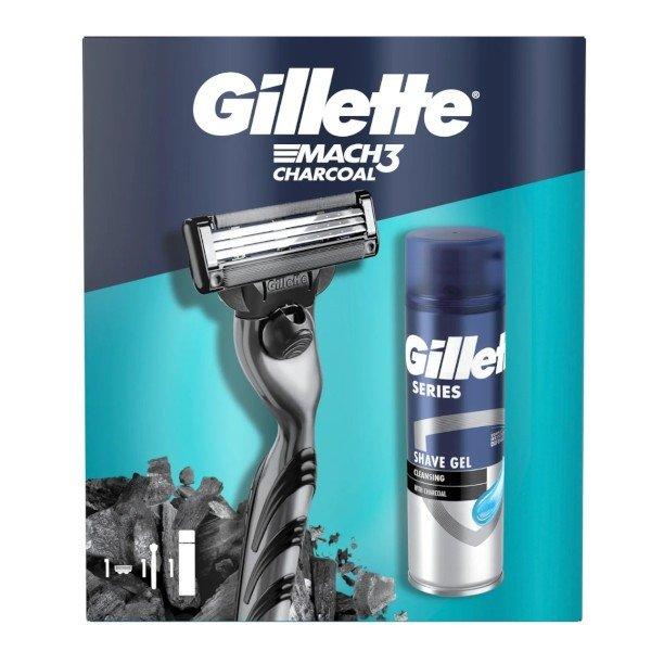 Gillette Kozmetikai szett Mach3 Charcoal