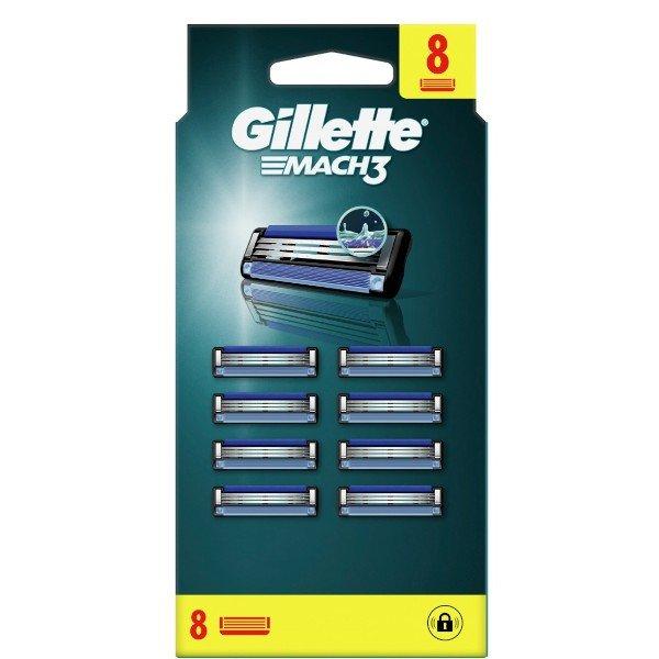 Gillette Tartalék borotvafej Mach3 8 db