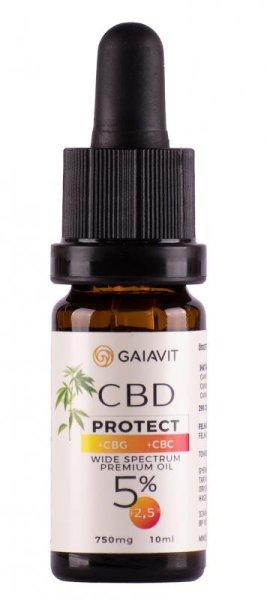 Gaiavit CBD Protect Kendervirág kivonat 5+2,5%, 10ml