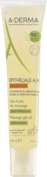 A-DERMA Zselés masszázsolaj Epitheliale A.H. (Massage Gel-Oil) 40 ml