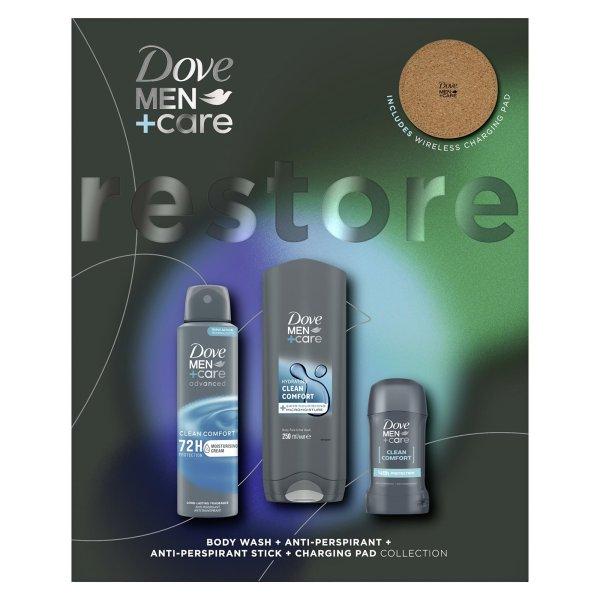 Dove Testápoló ajándékszett Men+Care Restore Collection