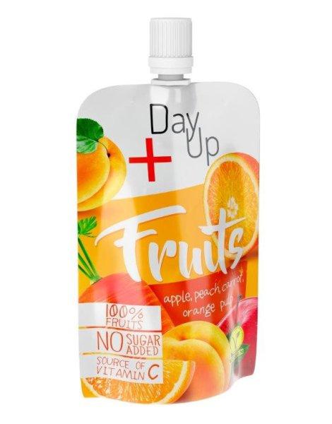 Day Up fruits almapüré barackkal, sárgarépával, narancsdarabokkal és
c-vitaminnal 100 g