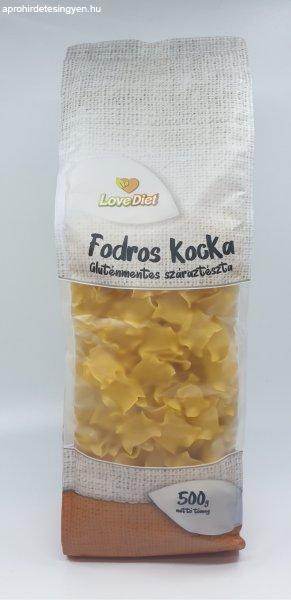 Lovediet gluténmentes száraztészta fodros kocka 500 g