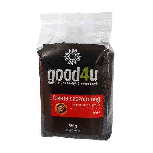 GOOD4U fekete szezámmag 250 g