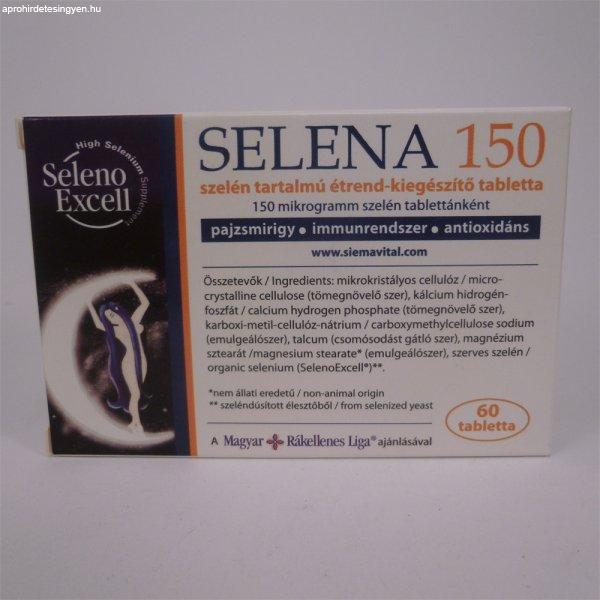 Selena 150 szeléntartalmú tabletta 60 db