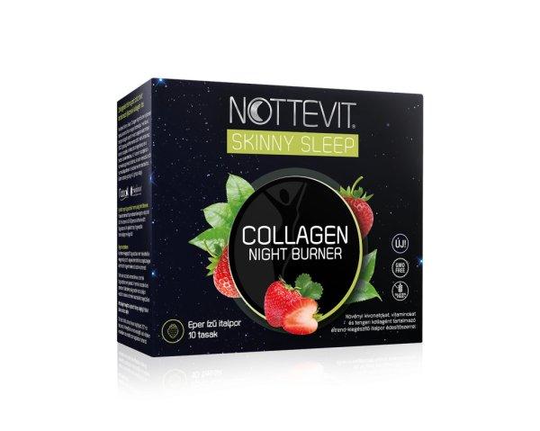 Nottevit skinny sleep collagen night burner eper ízű italpor 10 db