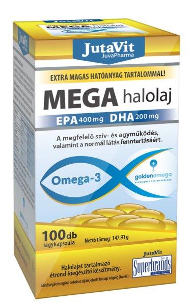 Jutavit Mega halolaj omega-3 kapszula 100 db