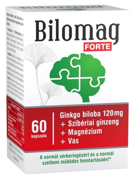 Bilomag forte 120mg gingko biloba kivonatot tartalmazó étrend-kiegészítő
kapszula 60 db