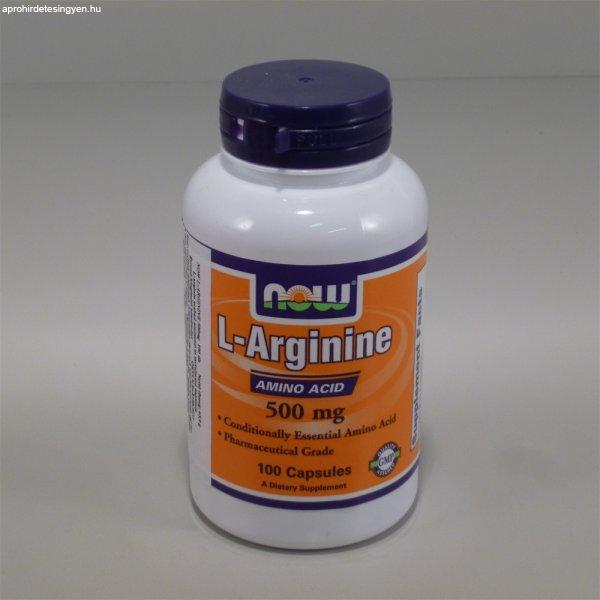 Now l-arginin kapszula 500mg 100 db