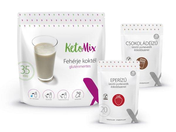 KetoMix fehérje koktél 1050 g (35 adag)