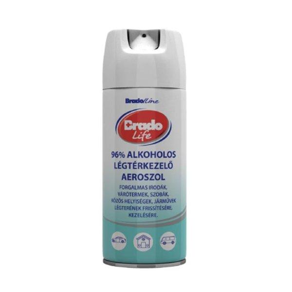 Légtérkezelő aerosol 200 ml 96 % alkoholos BradoLife