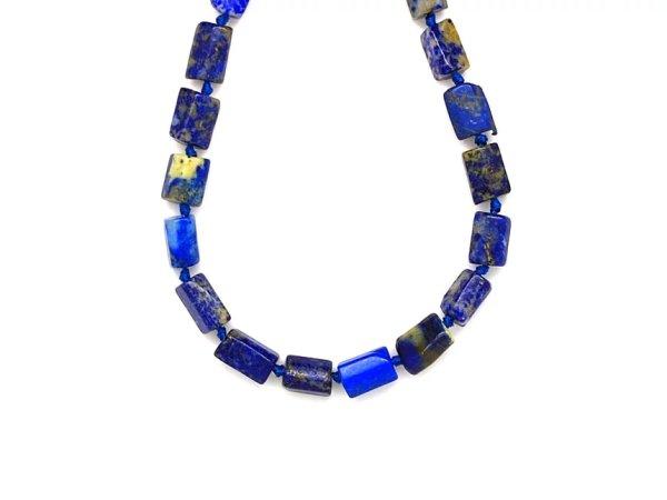 Lapis lazuli hengerszerű 6-8x10-12mm