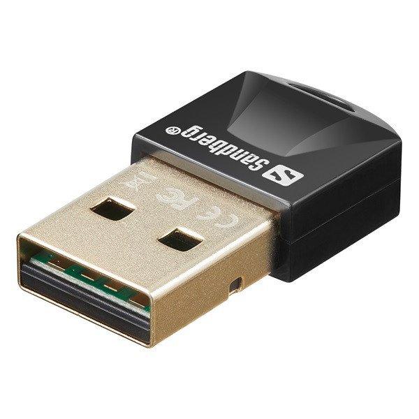 Sandberg Bluetooth Adapter - USB Bluetooth 5.0 Dongle (fekete; BT5.0+EDR; Max:
20m)