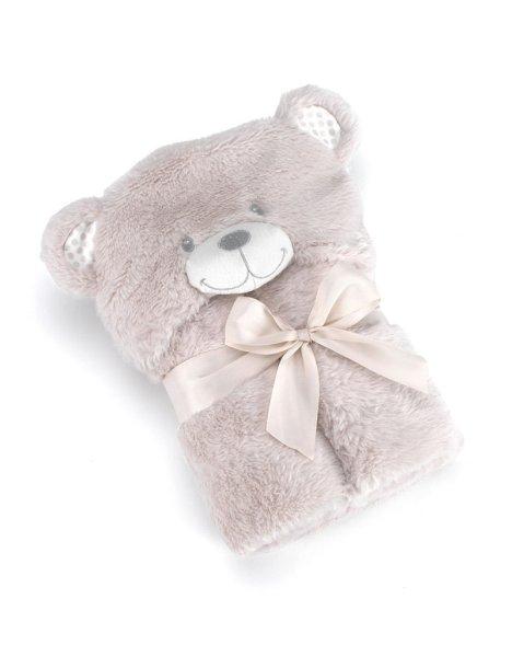 Mora POMPON BEAR P86 pléd 75*95 02-beige - dobozos