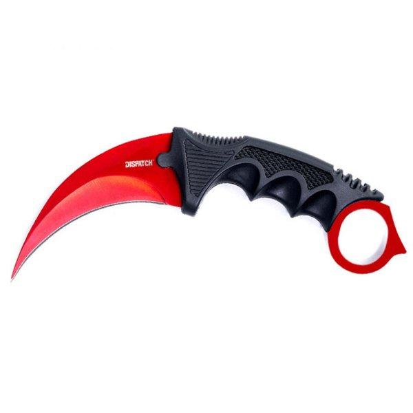 Scorpion Karambit vörös-fekete