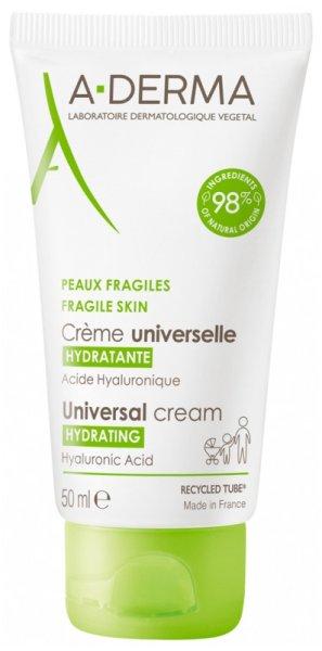 A-DERMA Hidratáló krém hialuronsavval (Hydrating Universal Cream)
50 ml