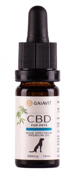 Gaiavit CBD for Pets Kendervirág kivonat 2,5%, 10ml