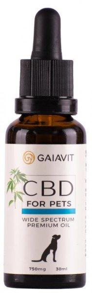 Gaiavit CBD for Pets Kendervirág kivonat 2,5%, 30ml