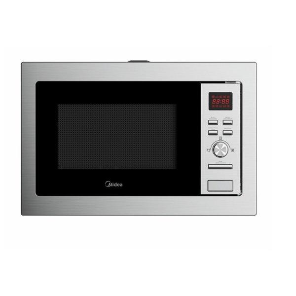 Midea MW20DIX beépíthető mikrohullámú sütő inox 20L MD1905005