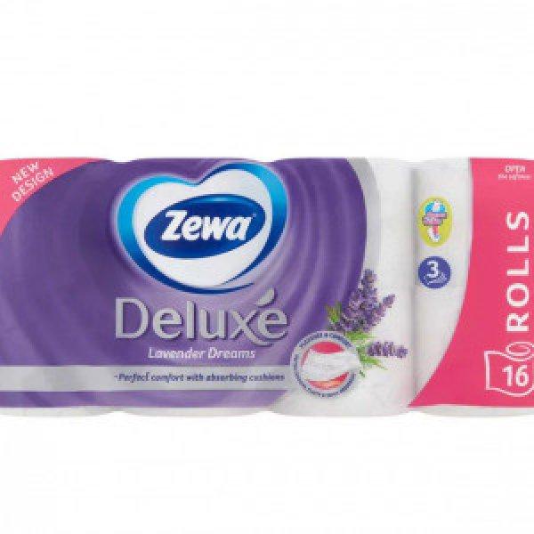 3 x 16 tekercs Zewa Deluxe levendula 3 rétegű toalettpapír