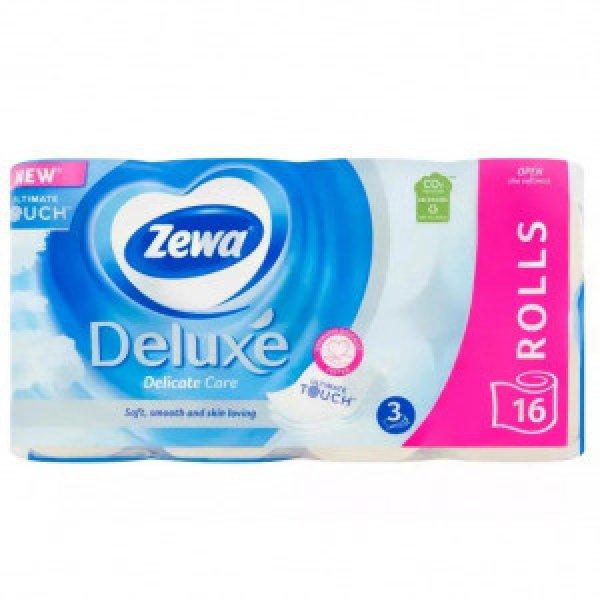 3 x 16 tekercs Zewa Deluxe Delicate Care 3 rétegű toalettpapír