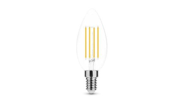 Trixline Led Filament dekor izzó C35 5W E14 Gyertya fényforrás 2700K