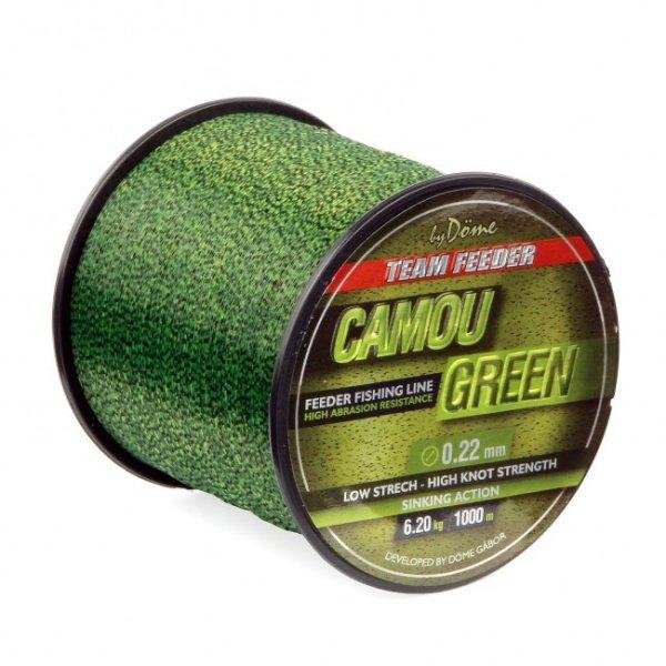 By Döme Team Feeder Carp Camou Green Shinking Mono 1000m 0,25mm 8,6kg
süllyedő zsinór ( 3255-125)