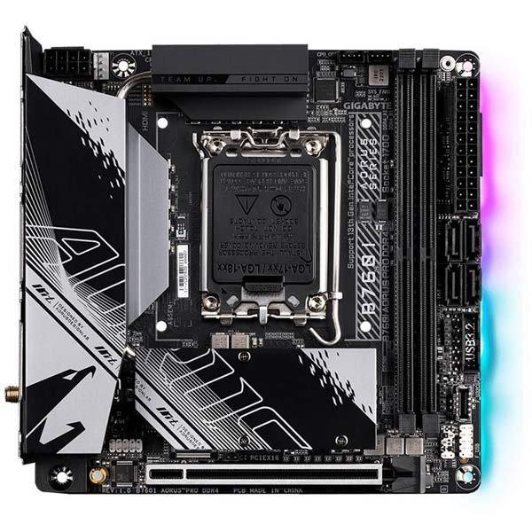 Gigabyte B760I AORUS PRO DDR4 , Intel B760, LGA1700, 4xDDR4, mini-ITX