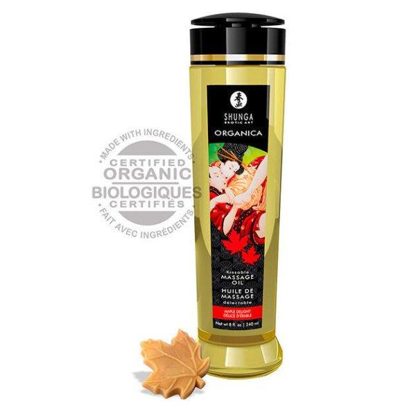 SHUNGA - BIO MASSZÁZSOLAJ JUHARSZIRUP 240 ML