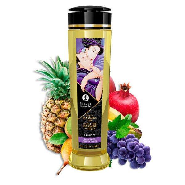 SHUNGA - EROTIKUS MASSZÁZSOLAJ LIBIDÓ 240 ML