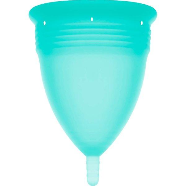 STERCUP MENSTRUÁCIÓS KEHELY MÉRET L AKVAMARIN SZÍNŰ FDA SZILIKON