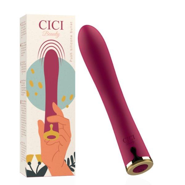 CICI BEAUTY- PRÉMIUM SZILIKON PUSH BULLET VIBRÁTOR