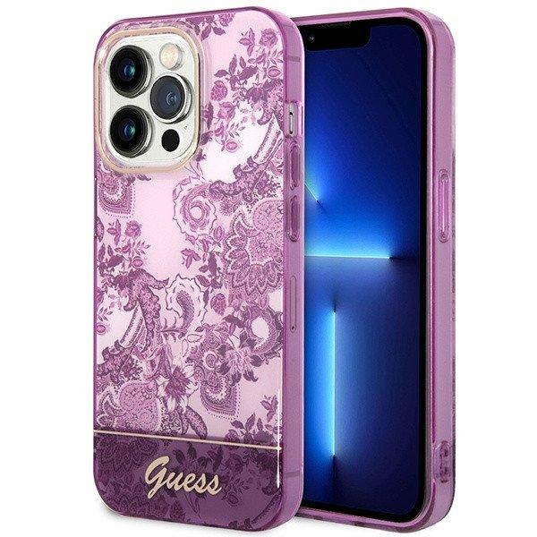 Guess GUHCP14XHGPLHF iPhone 14 Pro Max 6,7" fukszia keménytok Porcelain
Collection