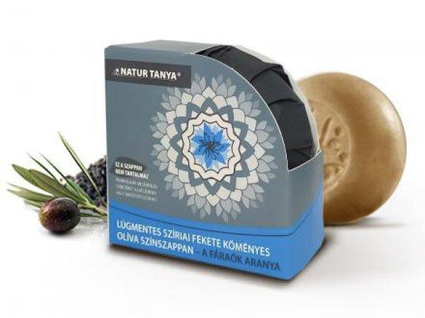 Natur Tanya® Lúgmentes Színszappan - Fekete kömény olajjal – Gyulladt,
viszkető, gombás, allergiás bőrproblémákra