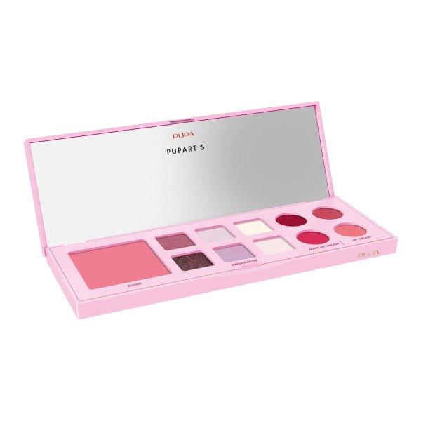 PUPA Milano Arcpaletta Pupart Small Pink (Palette) 9,1 g