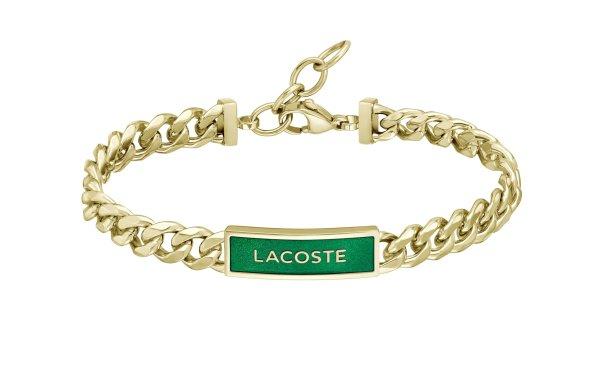 Lacoste Modern, aranyozott acél karkötő 2040323