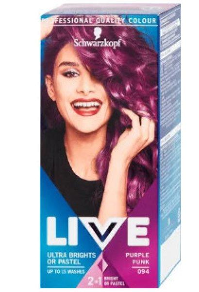 Schwarzkopf Live Color hajszínező 94 Lila