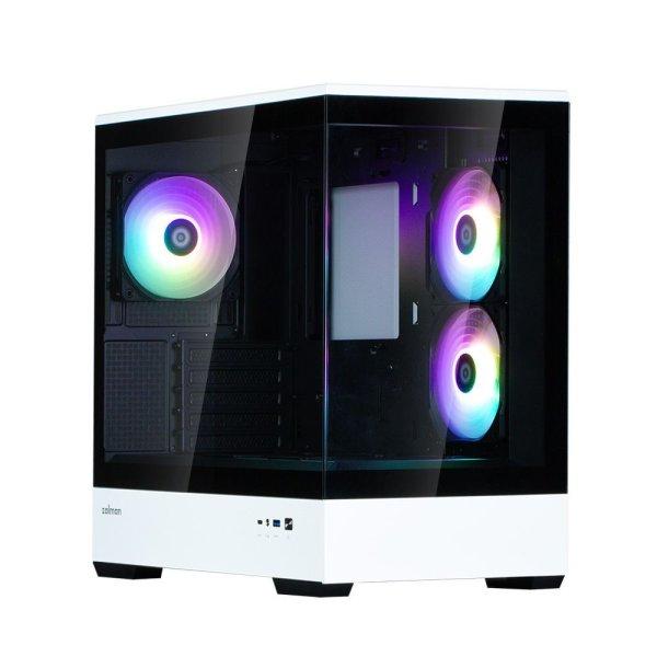 Zalman P30 BW Tempered Glass Black/White